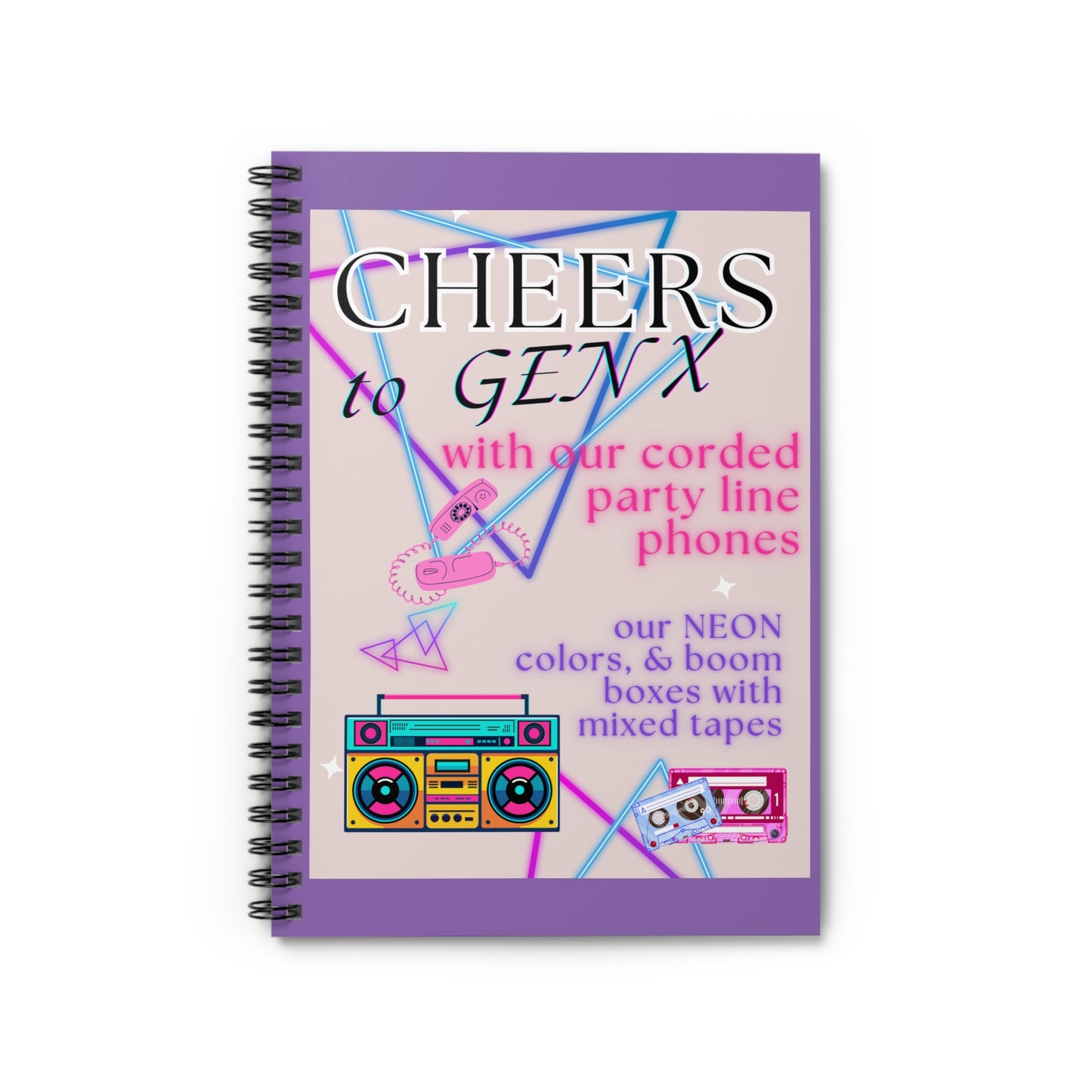 Gen X Spiral Notebook - Ruled Line