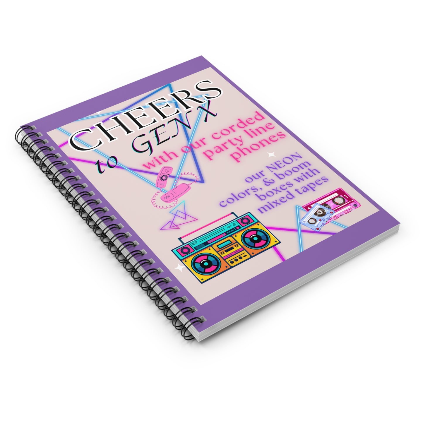 Gen X Spiral Notebook - Ruled Line